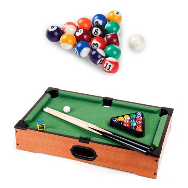 Home Partyspiele Eltern-Kind-Interaktionsspiel Lernspielzeug Brettspiele für Kinder Mini-Billard-Snooker-Spielzeugset 240219