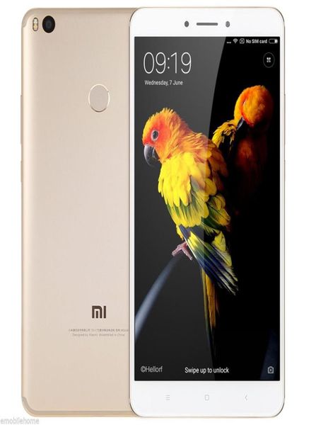 Оригинальный мобильный телефон Xiaomi Mi Max 2, 4 ГБ ОЗУ, 32 ГБ, 64 ГБ ПЗУ, восьмиядерный процессор Snapdragon 625, Android 644quot, 120 МП, идентификатор отпечатка пальца, 4G L9437347