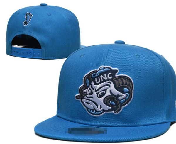 2024 All Team Fan's USA College Baseball verstellbare North Carolina Tar Heels Mütze auf dem Feld Mix Bestellgröße geschlossen Flat Bill Base Ball Snapback Caps Bone Chapeau A2