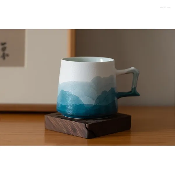 Canecas Bolha Xícara de Chá Cerâmica Caneca Shanyin Série Jingdezhen Pure Handmade Textura Natural Estilo Chinês Beber