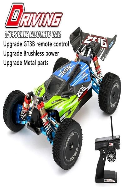 WLtoys 144001 RC Auto RTR Hochgeschwindigkeits-Drift-Rennwagen Upgrade Metallteile ESC Bürstenloser Motor Fernbedienung LJ2012096718305