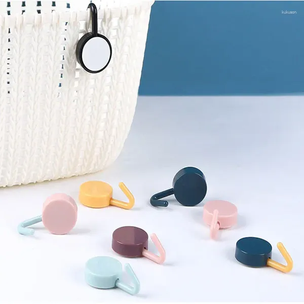 Ganci 10 pezzi colorati forti ganci antitraccia cucina bagno autoadesivi porta cappelli appendiabiti portachiavi decorazioni per la casa