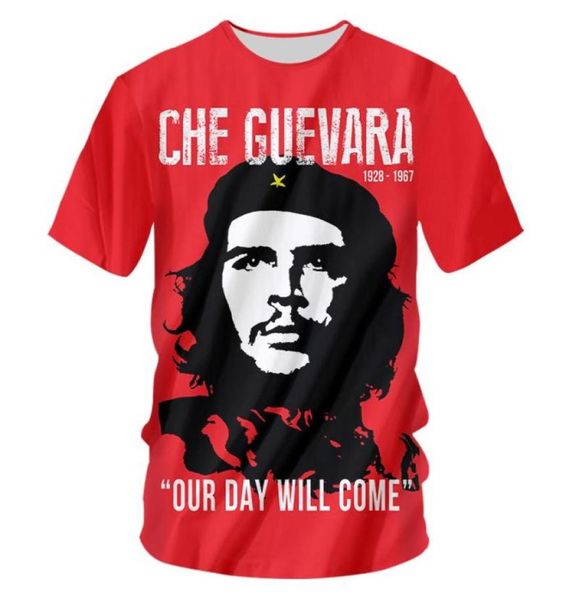 MEN039S Tshirts Ifpd AB boyutu Che Guevara T Shirt Erkekler 3D Baskı kısa kollu tshirt yaz o boyun fitness büyük boy 1507462