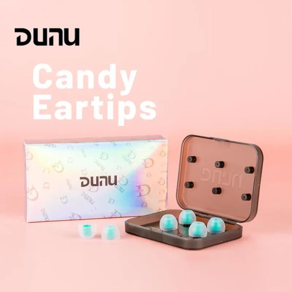 Zubehör DUNU Candy Silikon-Ohrstöpsel, 3 Paar L/M/S, Bohrungsgröße 4,6 mm/Einzelflansch für Kopfhörer-Düsendurchmesser von 4,65,5 mm