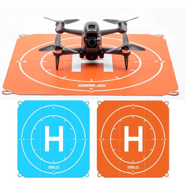 Droni per DJI Drone Landing Pad Pieghevole Grembiule da parcheggio 50cm Drone Pad universale Impermeabile per Avata/Mavic 3/Mini 3Pro/FPV Accessori