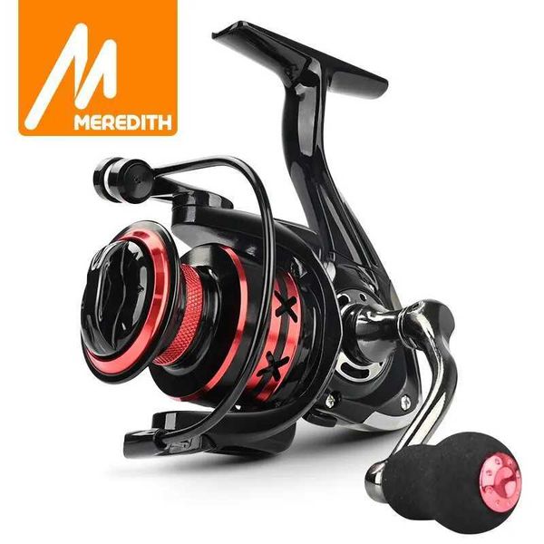 Canne da pesca per barche Nuovo Mulinello da pesca MEREDITH Mulinello da spinning 2000-4000 Bobina di ricambio in metallo Mulinello per acqua salata Accessori per la pesca Mulinello per carpa Strumenti per la pesca YQ240301