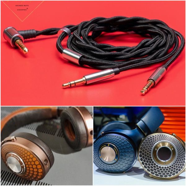 Accessori Cavo audio bilanciato OFC per Focal STELLIA CLEAR MG CELESTEE RADIANCE Cuffie 2.5 4.4mm Doppia spina da 3.5mm 6.35mm Stereo 4Pin XLR