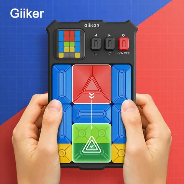 Control Giiker Super Slide Slide Huarong Road Smart Sensor Game de mais de 500 nivelados com o teaser do cérebro Puzzles interativos Toys de inquietação para crianças presentes