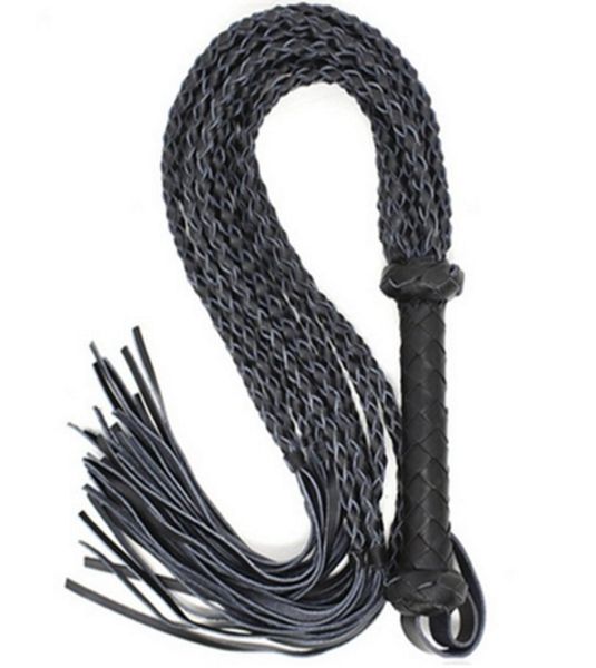 80 CM Sex Lange Echtes Leder Peitsche Flogger Arsch Spanking Bondage Sklave Bdsm Flirten Spielzeug In Erwachsenen Spiele Für paare5628877