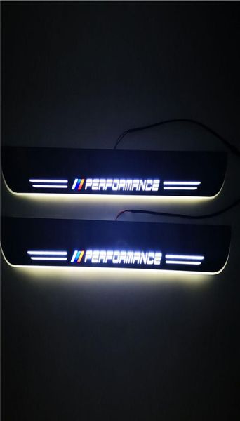 Impermeabile In Movimento LED Benvenuto Pedale Auto Piatto Dello Scuff Pedale Davanzale Del Portello Luce di Via Per BMW Serie 3 F30 F31 F32 201220178997027