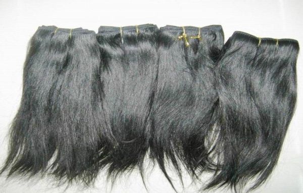 Chegada vendendo cabelo humano processado 9 peças lote tecido inteiro reto ondulado folga73938733454080