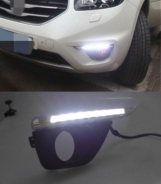 1 par drl led luz de circulação diurna luz advertência nevoeiro acessórios do carro para renault koleos 2011 2012 2013 20148540899