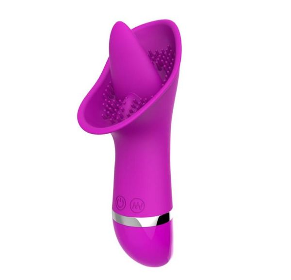 Vibratore della lingua in silicone Ventosa del clitoride Vibratori del clitoride a più velocità Pompa della fica Simulatore orale Giocattoli del sesso per le donne Prodotto adulto3491447