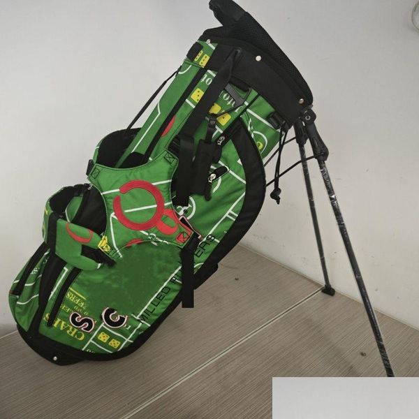 Sacos de golfe 24ss moda verde suporte lona super leve saco impermeável homens contato para mais fotos entrega entrega esportes ao ar livre dhklv