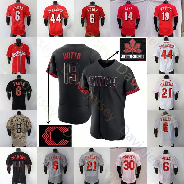 2023 City Jersey Elly De La Cruz Matt McLain Hunter Greene Jonathan India Spencer Steer Noelvi Marte Jose Barrero Votto Martini Griffey Lowder Arroyo Encarnacion