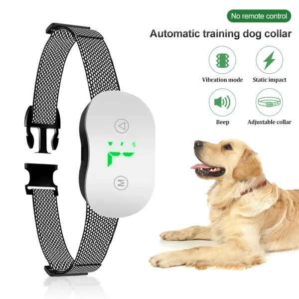 Kragen Smart Automatic Anti Barking Hundekragen wiederaufladbare Rinde Stopper Stop Belling HD Digital Display IP67 wasserdichtes Kragen für Hund