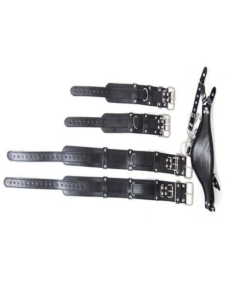 Restraint OpenLeg Coscia Chiusura Polsini Polsini Imbracatura Cintura Fetish BDSM Giocattolo A6757954856