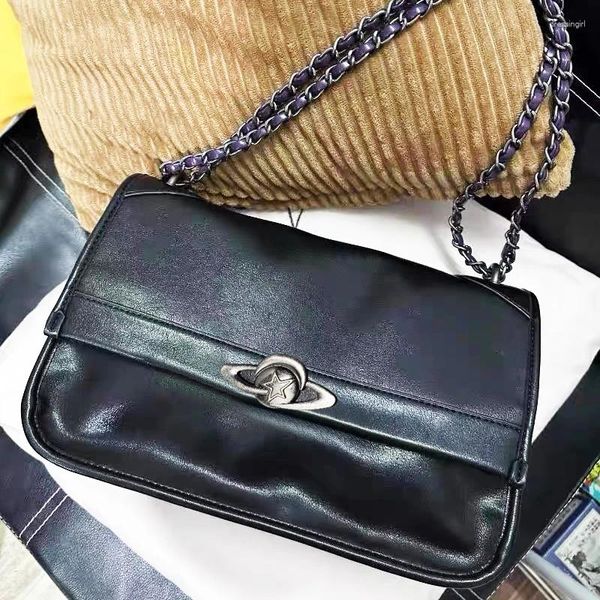 Sacos de noite vintage para mulheres designer de luxo bolsa bolsa 2024 em pu lantejoulas corrente pequena caixa clássica underarm ombro mensageiro