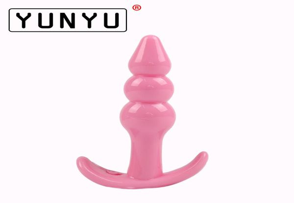 1pc anal plug geléia brinquedos real sentimento de pele adulto brinquedos sexuais produtos sexuais butt plug juguetes para homens mulheres 2 estilo c181127019982627