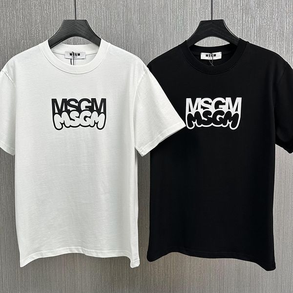 Erkekler için Mens T Shirt Tasarımcı MS Tasarımcılar Kadın Gömlek Moda Tshirt GM Harfler Gündelik Yaz Kısa Kollu Adam Tee Kadın Giyim Pinkwing CXD240311-12