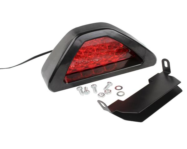 Fendinebbia per auto Lampadine flash a LED Triangolo Fanale posteriore Luce freno Rosso Universale Auto posteriore per moto ATV Camion SUV9665051