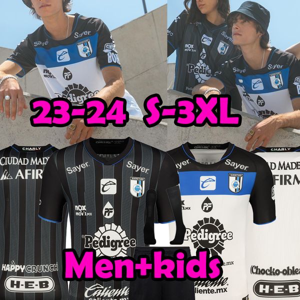 XXXL Liga MX Queretaro FC Camisas de futebol ESCAMILLA SANVEZZO SIERRA BARBIERI 2023 2024 Homens Home Away Camisas de futebol S-XXXL