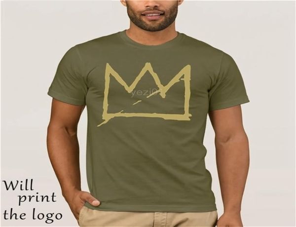 Maglietta Basquiat Crown Jean Michel Men039S T200708012344191571
