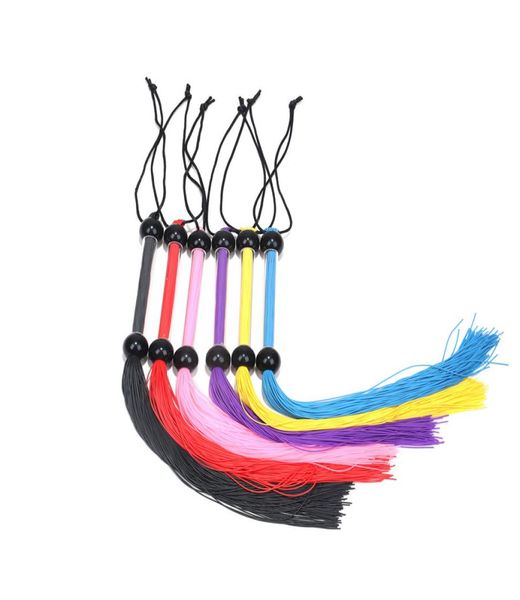 Neueste Ankunft Mode Gummi Flogger Peitsche Mit Acryl Griff Sex Spanking Silikon Peitschen Sex Spiele Spielzeug Für Erwachsene erotische spielzeug5948395