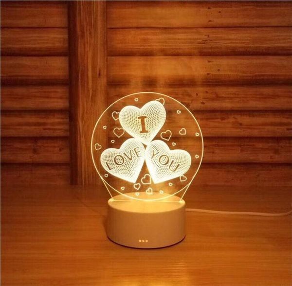 3d pequena lâmpada de mesa presente lâmpada toque usb controle remoto originalidade aconchegante lâmpada cabeceira novo padrão roda gigante pequena nightlight4569181