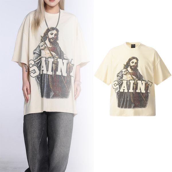 Designer Tee Religion Vintage Tee Maglietta da uomo Skateboard Summer Casual Stylish Street Wear Maglietta da donna 24ss Mar 1