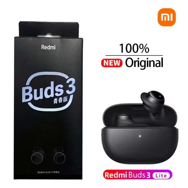 Наушники Xiaomi Redmi Buds 3 Lite TWS Bluetooth 5.2 Наушники-гарнитуры IP54 Срок службы батареи 18 часов Беспроводные наушники Mi Ture 3 Youth Edition