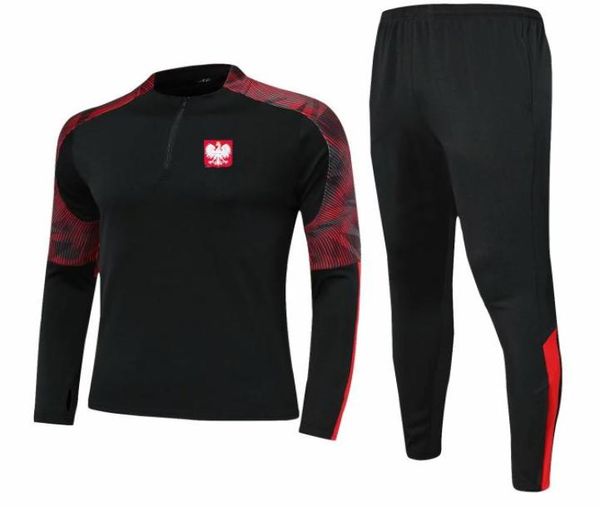 Polen-Fußballnationalmannschaft Kinder-Lauf-Trainingsanzüge Sets Männer Outdoor-Fußballanzüge Heimtrikots Jacken Hose Sportbekleidung Wandern Soc7596283