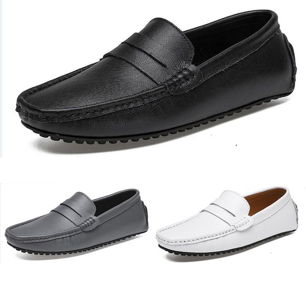 Kleidschuhe Frühling Herbst Sommer grau schwarz weiß Herren Low Top atmungsaktive weiche Sohle Schuhe flache Sohle Herren GAI-22