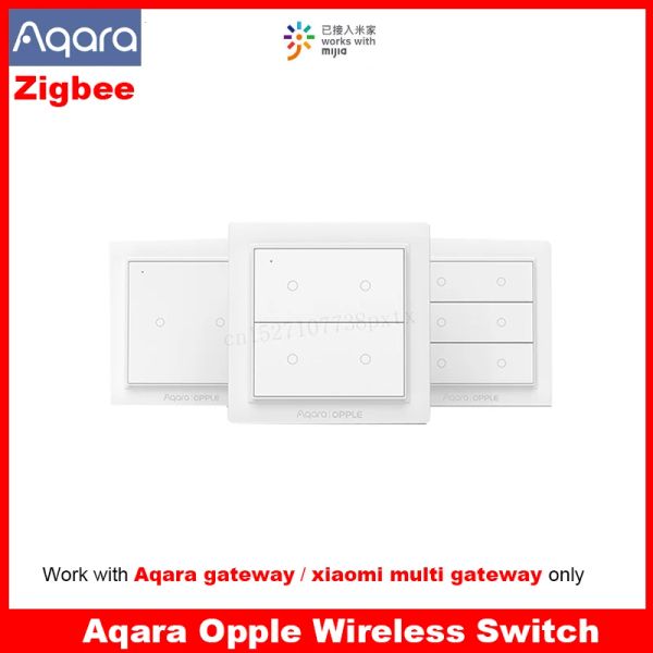 Controllo aqara opple wireless switch magnetico switch lampada intelligente app controllo wireless wall switch nessun cablaggio richiesto per l'app Mihome Mijia