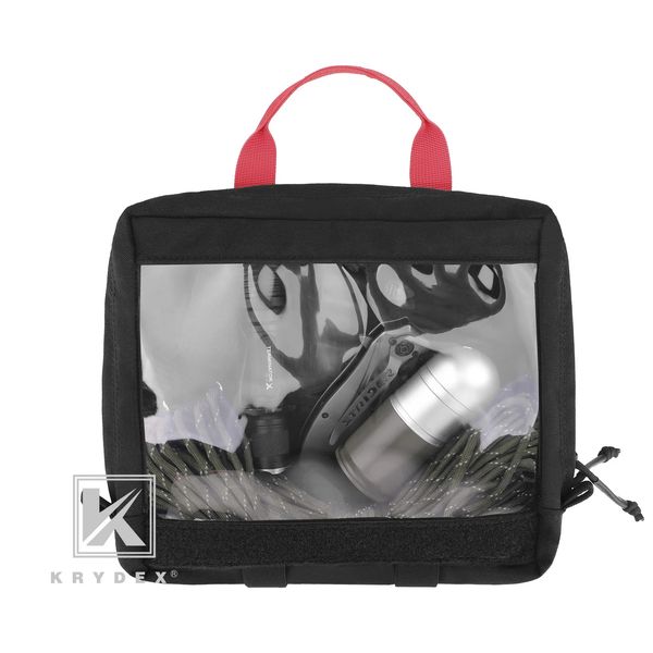 Krydex SL прозрачная верхняя вставка для сумки первой помощи D3, чехол для хранения в походе, путешествия, Bagr, набор для выживания на открытом воздухе, пустой 240223