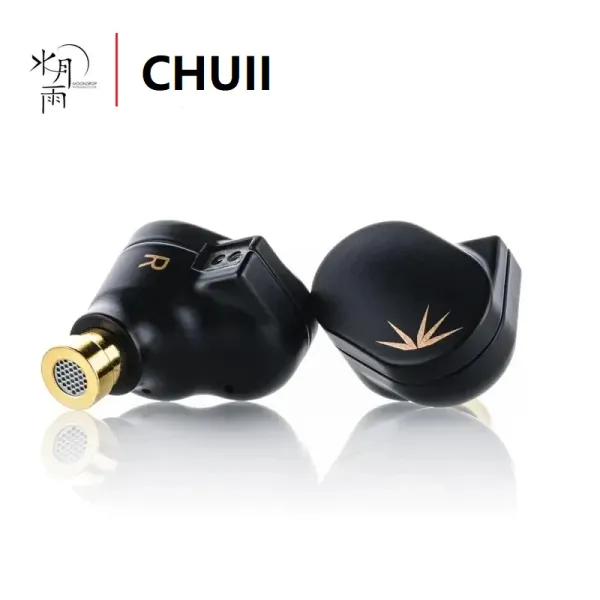 Fones de ouvido MOONDROP CHU II chu 2 chu2 Driver dinâmico de alto desempenho IEMs Cabo intercambiável Fone de ouvido intra-auricular 0,78 mm 2 pinos destacável