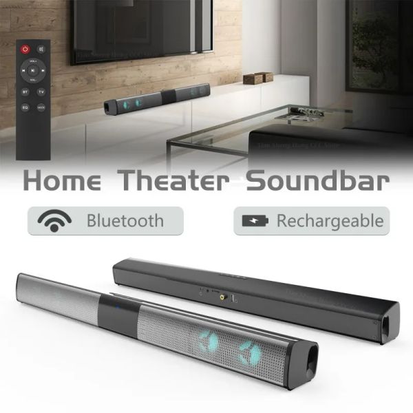 Soundbar BS28E High -Power -Streifen tragbarer TV -Computer RGB Echo Wall Home Theatre FM Stereo Bass Bluetooth -Lautsprecher Caixa de Som