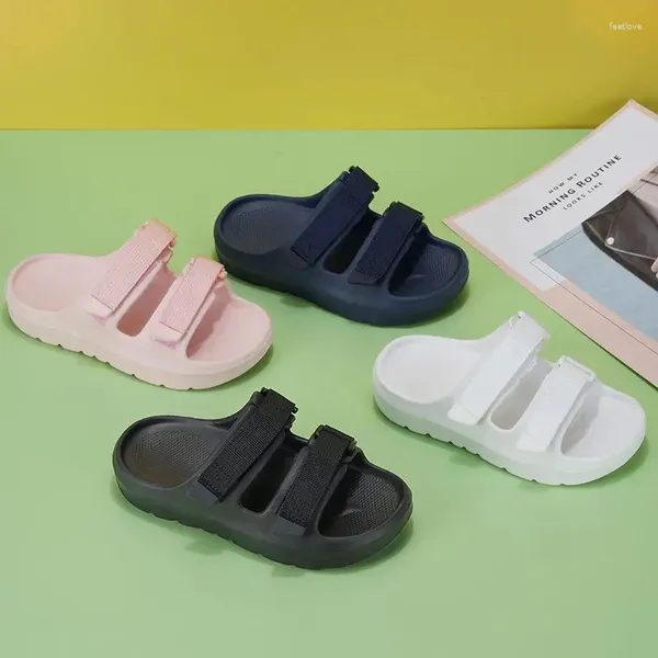 Тапочки 199, обувь для мальчиков и девочек, детские уличные сандалии, дышащие семейные пляжные мягкие подошвы Magic Stick S