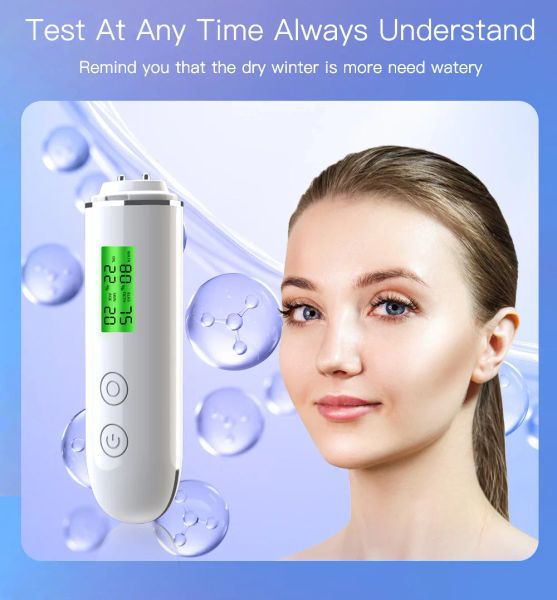Analysator Hautfeuchtigkeitstester, intelligenter Gesichtshautöltester, Masken-Fluoreszenztester, Geschenk