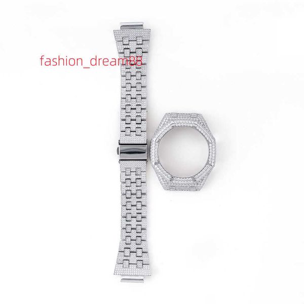 925 Silber Clastyle elegante Uhr voller Moissanit-Diamanten Iced Out und Armbanduhren