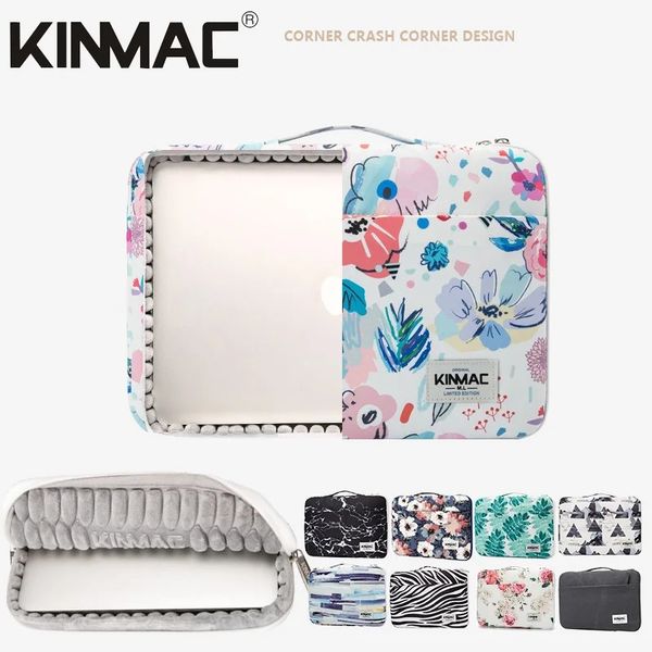 Marca à prova de choque Kinmac Laptop Bag 1213314154156 InchWaterproof Lady Man Sleeve Case Para MacBook Air Pro M1 Bolsa PC 240223