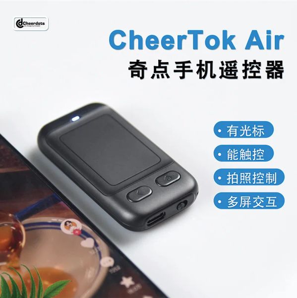 Mäuse YouPin Cheertok Air Singularity Mobiltelefon Fernbedienung Air Maus Bluetooth Wireless Multifunktions -Touch Pad CHP03