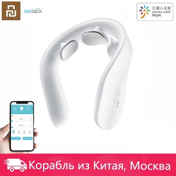 Controllo Jeeback Massaggiatore cervicale G20 TENS Pulse Back Neck Massager Riscaldamento a infrarossi lontani Assistenza sanitaria Relax Lavoro per Xiaomi Mijia App