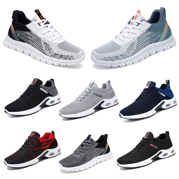 Sapatos novos homens homens homens sapatos de primavera solteira de sola branca modelos de cor da moda de lazer Antiskid tamanho grande 39-45 Gai 680 wo