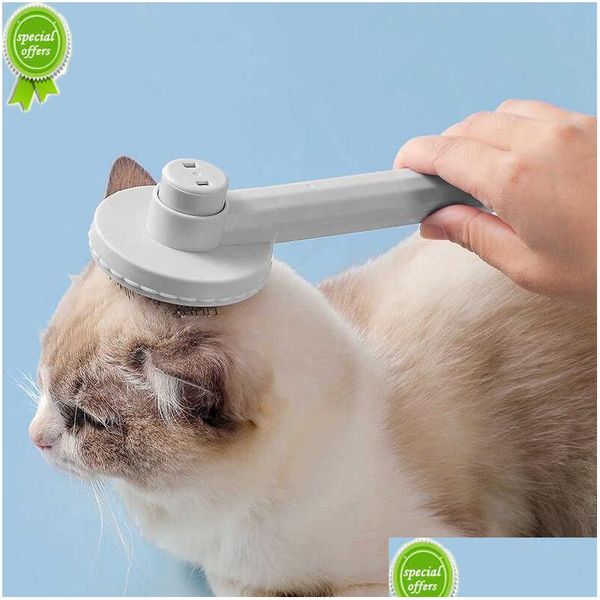 Lint Remover New Cat Dogs Pet Comb Grooming Floating Entfernt kurze Masr-Waren für Katzen Hundereinigung Drop Delivery Home Garden Housekee Dh3Lc