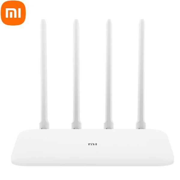 Steuern Sie den Xiaomi Mi Router 4A Gigabit Version 2,4 GHz 5 GHz WiFi 1167 Mbit/s WiFi Repeater 128 MB DDR3 High Gain 4 Antennen Netzwerk Extender