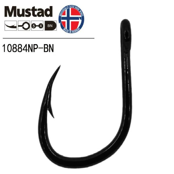 Anzóis Mustad Super vilão ganchos 10884 Grande Engrossar Lula Arenque Farpado Ganchos Alto Carbono Jig Oceano Anzol Pesca Anzol Peixe Grande