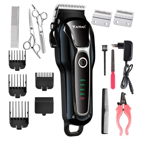 Clippers 100240V Recarregável Profissional Dog Hair Trimmer Para Catter Cutter Máquina Removedor de Cabelo Cabelo Cabelo Para Pet