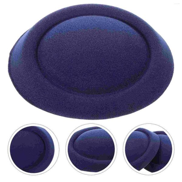 Berets Fascinator Base Suprimentos Mulheres Pillbox Chapéus Bulk Decorativo Air Hostess Teardrop