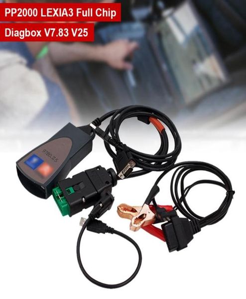 Lettori di codici Strumenti di scansione per diagnostica auto Chip completo Oro Lexia 3 PP2000 921815C Diagbox V968 Lexia3 PP 2000 Scanner OBD1012192